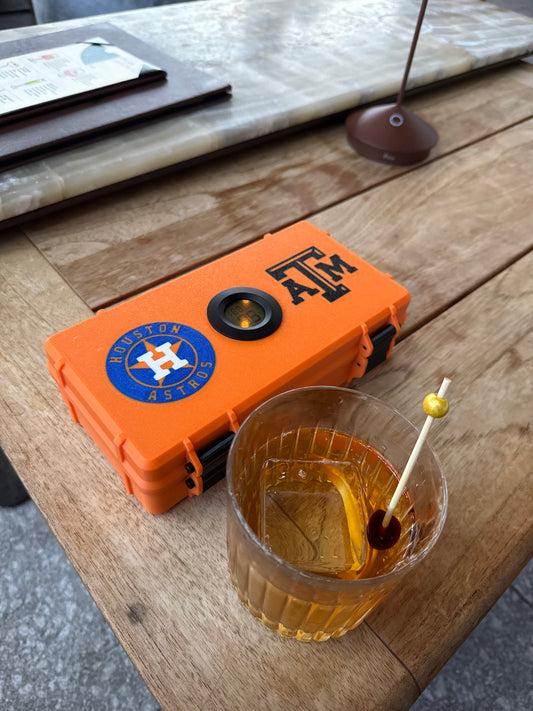 Custom 3D Printed Travel Humidor – Holds 5 Cigars + Accessories