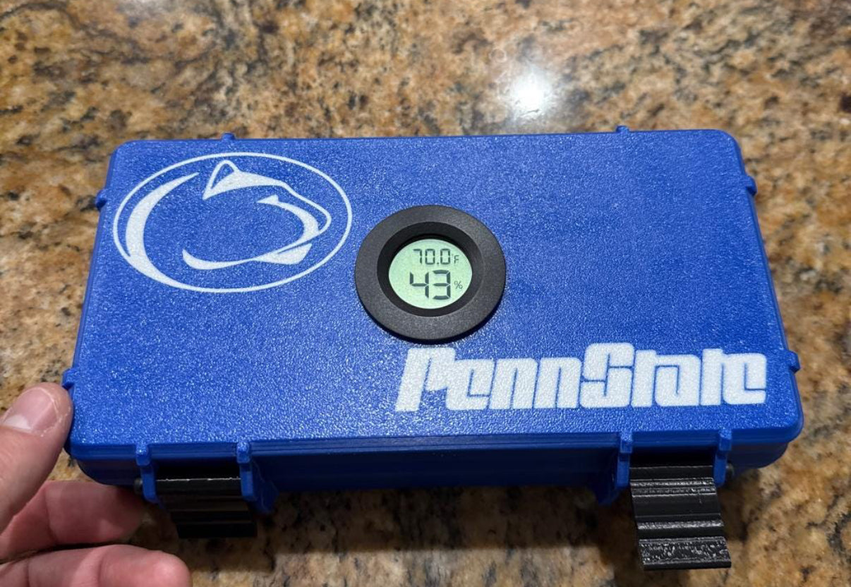 Custom 3D Printed Travel Humidor – Holds 5 Cigars + Accessories